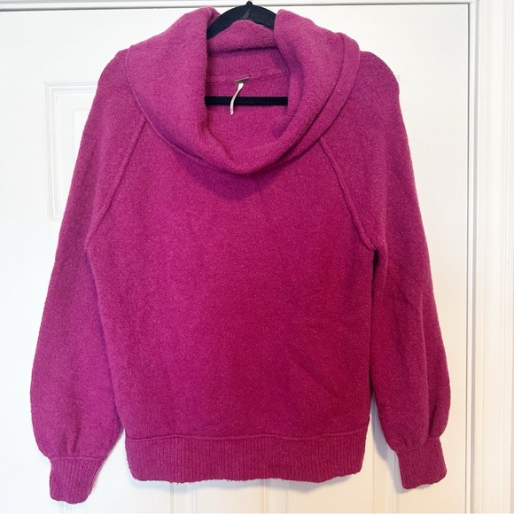 Free People Valentines Echo beach off shoulder pullover sweater in magic orchard - Picture 2 of 7